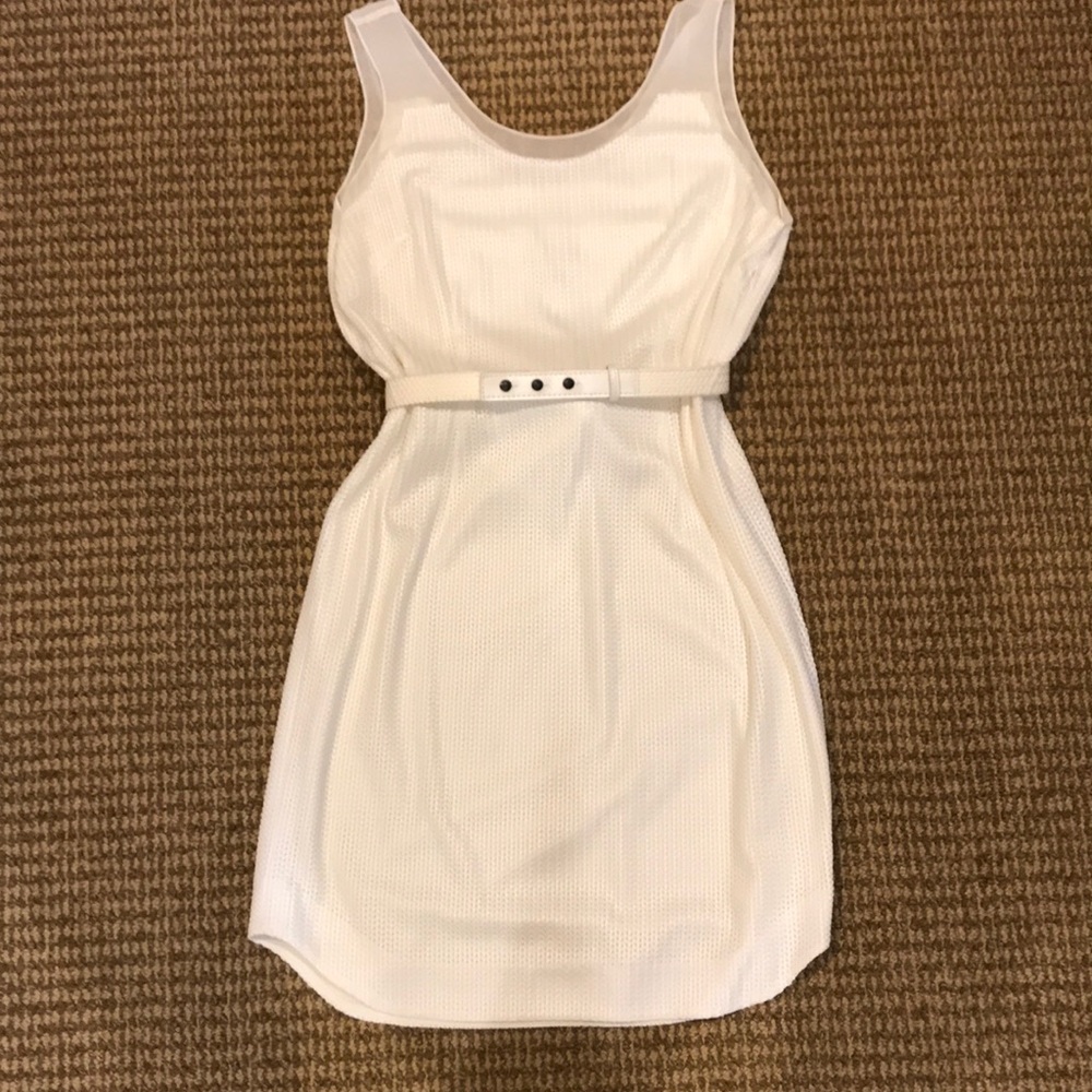 Rag and Bone Ivory Belted shift dress Size 6